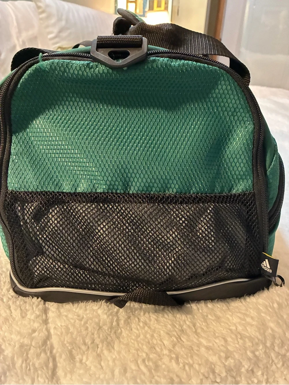 adidas Green and Black Men's Duffel Bag - Sport Gym Travel